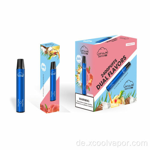 Xcool Dampf 2400 Puffs Einweg-E-Cig-Voopoo